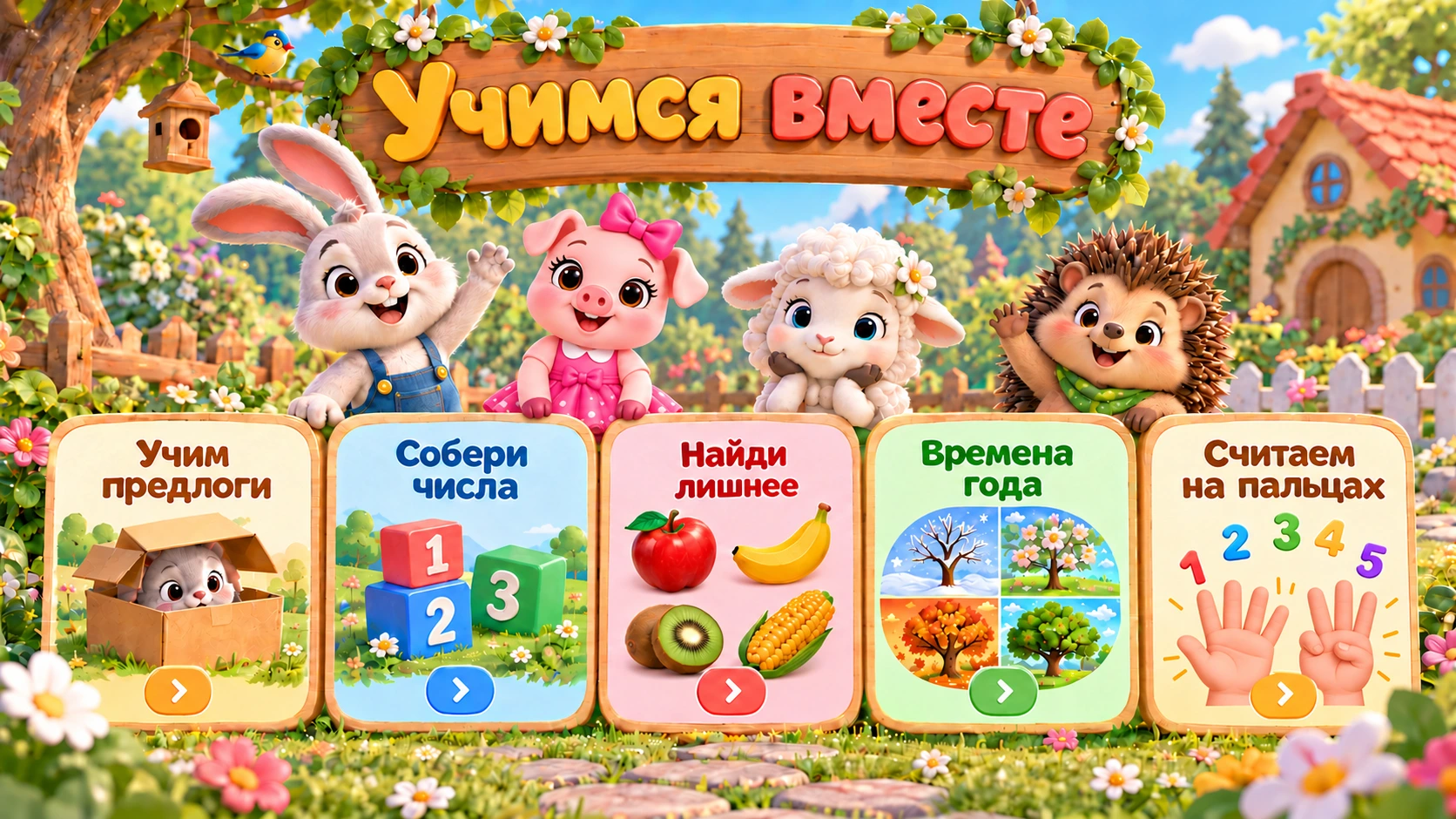 Учимся вместе: развивающие игры для дошкольников